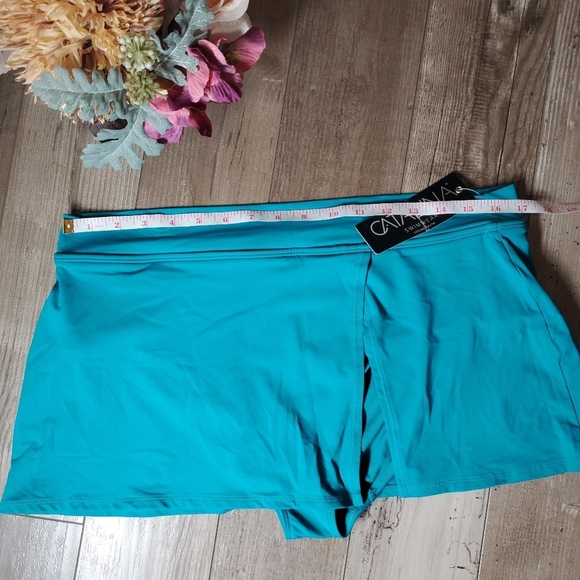 NWT Catalina Women's Teal Mid-Rise Swim Skirt Size Medium - Picture 9 of 16